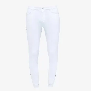 Cavalleria Toscana Pantaloni Da Equitazione 30CT-PAU188JE0100001WHITE Bianco