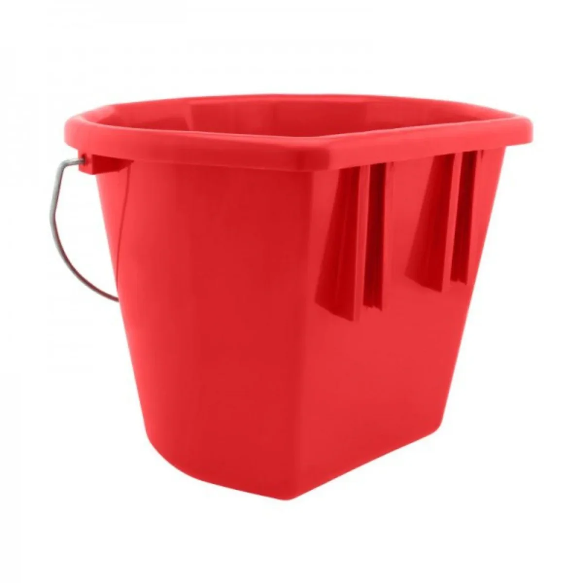 EQUINE HORSE Multi-purpose trough 20 l with metal hook Rosso attrezzatura da scuderia (6207) - immagine 3