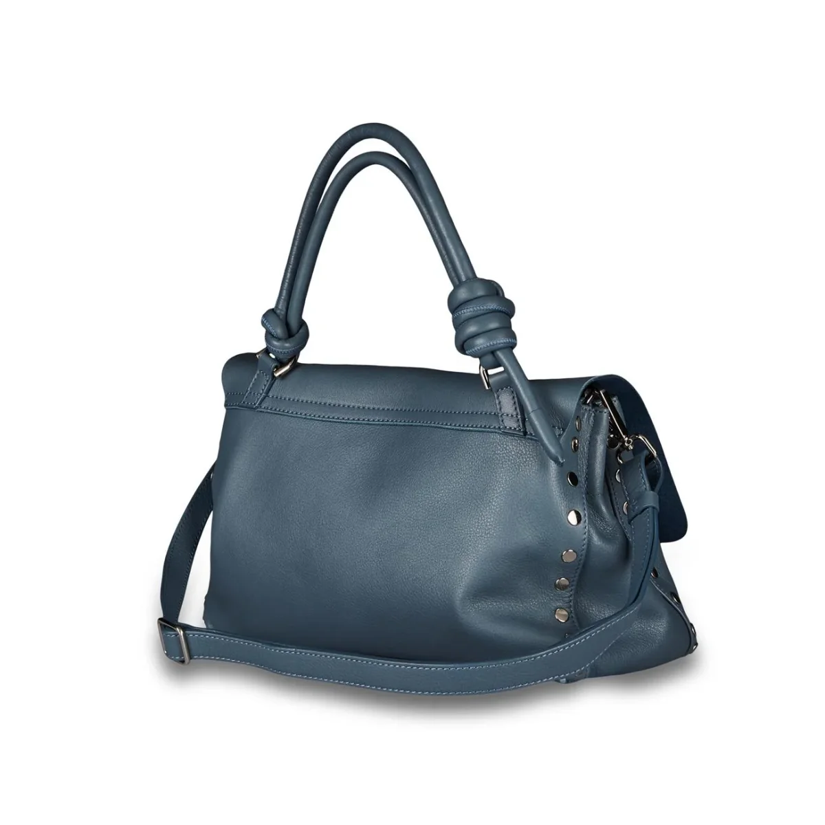 Borsa Postina M Piuma Knot Nero Donna Blue Atmosfera - immagine 4