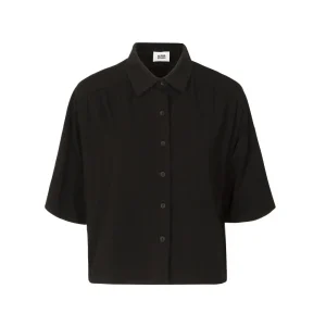 Camicia Crop Donna Nero