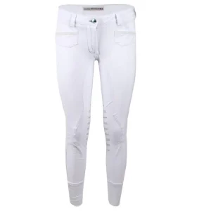 ANIMO Nest Animo 02 Bianco Pantaloni Da Equitazione