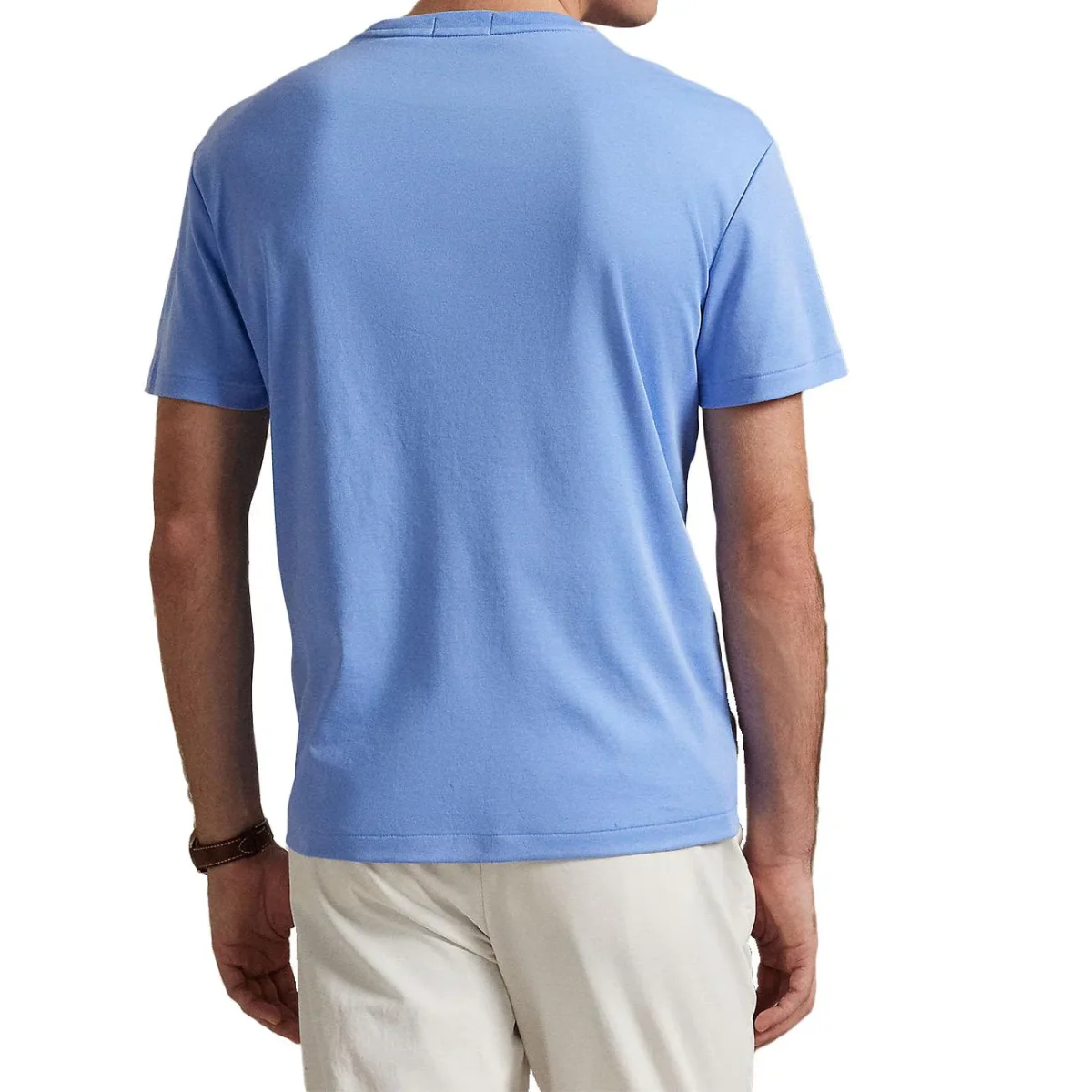 T-Shirt Slim Fit Uomo Canvas Blu - immagine 5