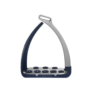 Vita Stirrup-Steel 1 Veredus Silver/Bluenavy