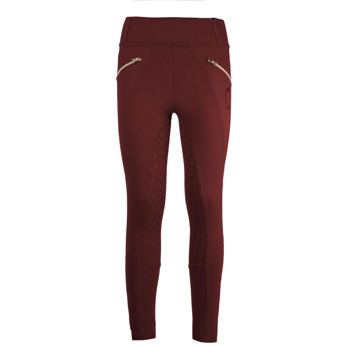 Leggings Donna Full Grip Con Tasche Mascheroni Bordeaux