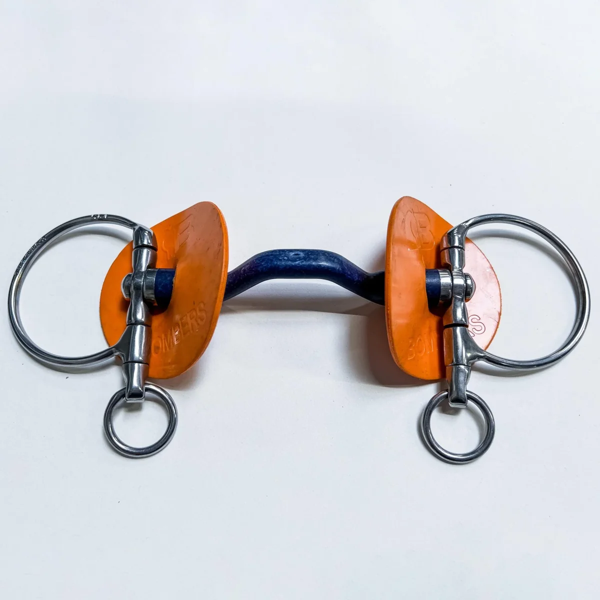 BOMBERS BITS Bomber Blue Dc Dressage Neutro Filetti Ad Anelli