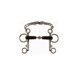 AMAHORSE PELHAM ASTE CORTE SNOD.RIVESTITO GOMMA Argento PELHAM 09UMMO00093