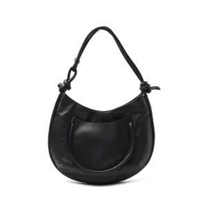 Borsa Demi' Piuma Knot L Donna Nero