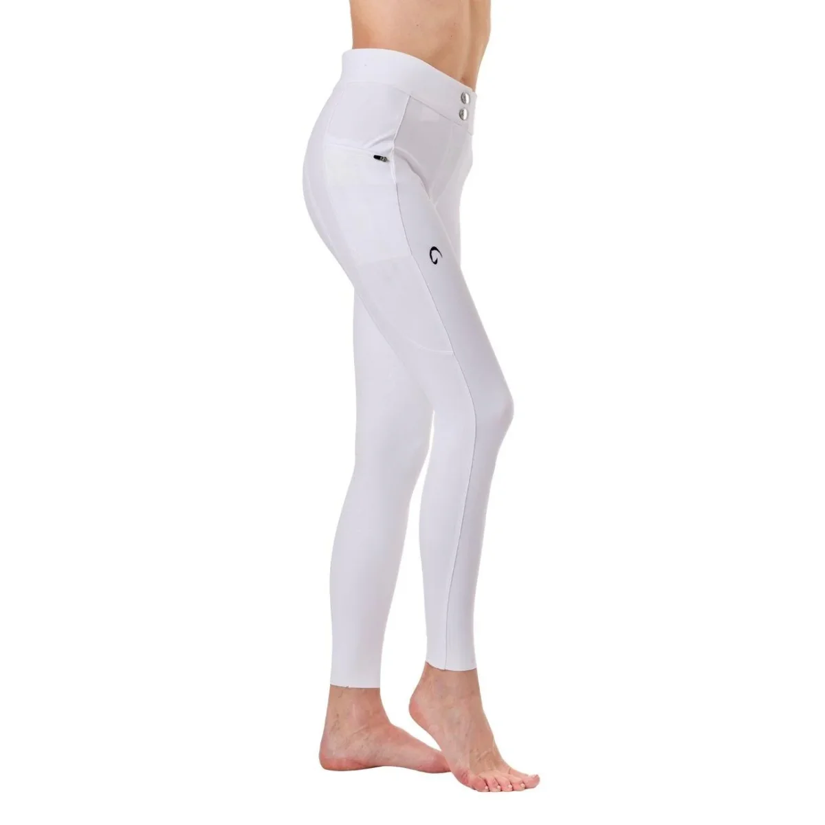 Pantalone Da Donna Half Grip Venezia Mascheroni Bianco - immagine 6