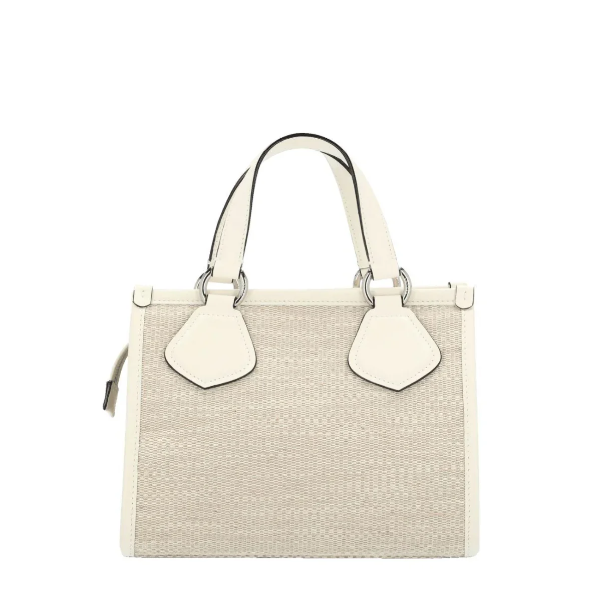 Borsa Cabas Donna Natur Blanc - immagine 4