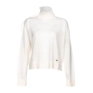 Dolcevita Crisopa In Lana Donna Bianco Latte