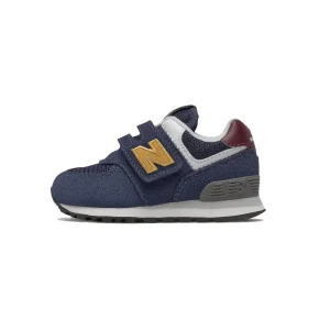 Sneaker 574 Baby Navy Yellow