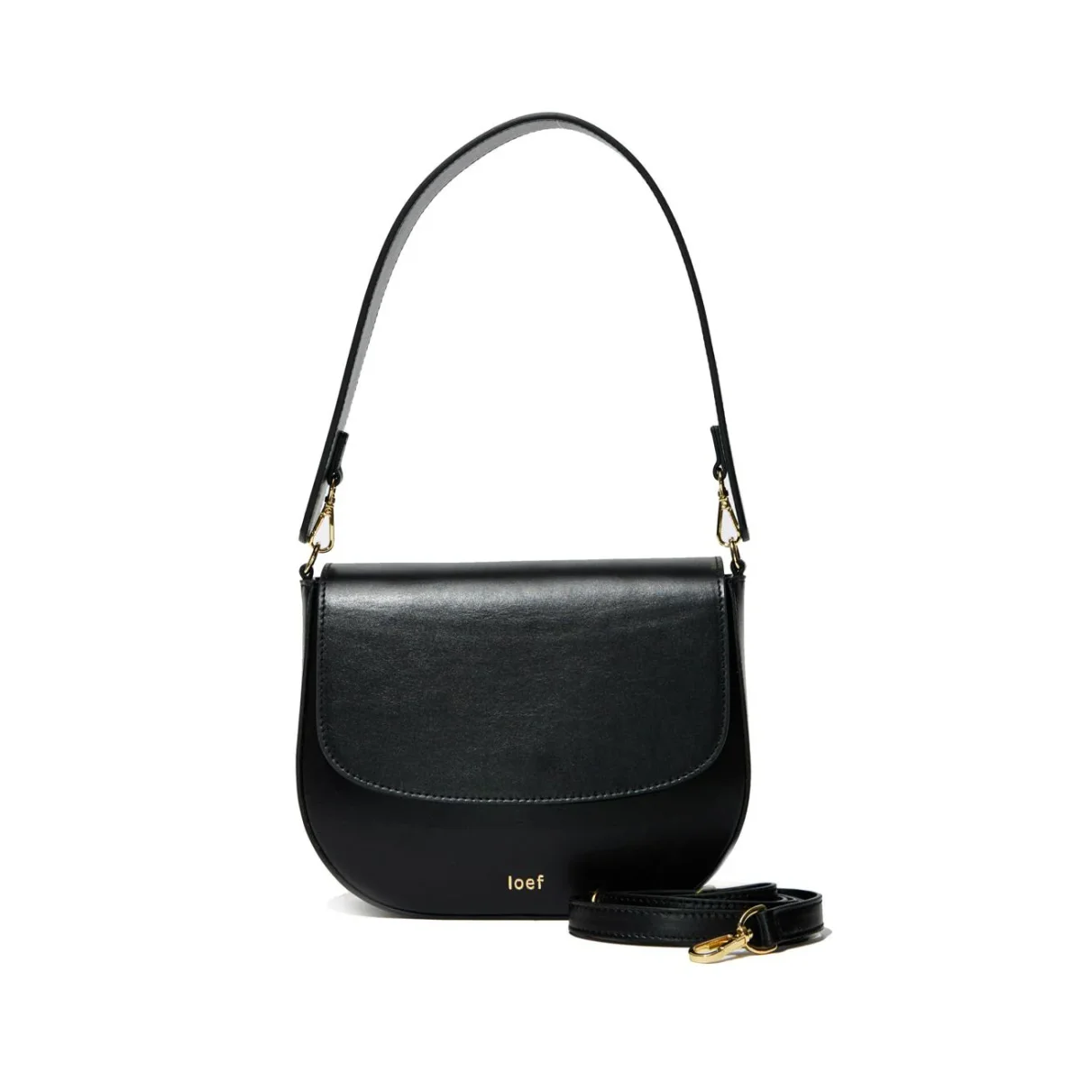Borsa A Spalla Ele Midi Donna Nero - immagine 4
