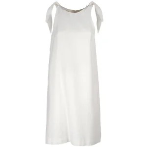 Abito Con Spalline Fiocco