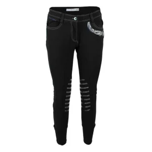 ANIMO Nuevo Nero Pantaloni Da Equitazione