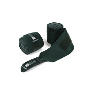 Fasce Da Lavoro In Pile Con Metà Elestica Verde