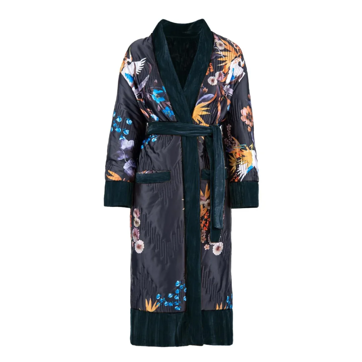 Cappotto Vincent Reversibile Donna Blu Navy