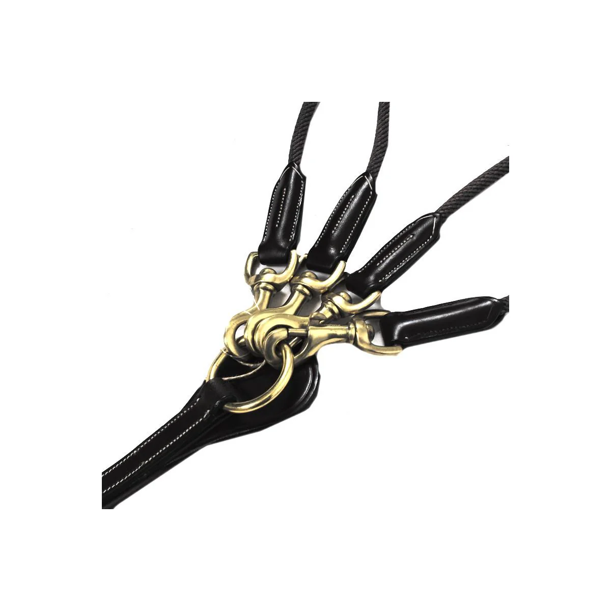 DY'ON GOGUE CUOIO+CORDA TUBOLARE DYON Nero GOGUE E ABBASSATESTA - immagine 3