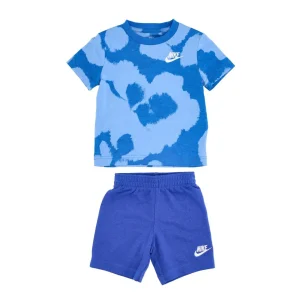 Set T-Shirt + Short Dye Dot Bimbo Game Royal
