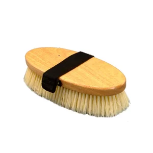 TATTINI BRUSCA IN LEGNO Marrone per spazzole e pulizia cavallo