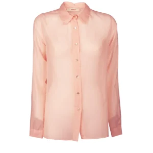 Camicia Mussola Donna Rosa Pallido