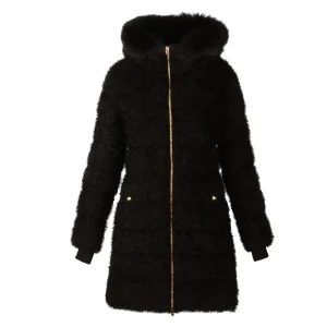 Cappotto Piuma Bambina Nero