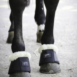 PENELOPE Bell Boots BLACK - paraglomi comfort anti-urto per protezione da scalciate/overreach