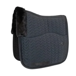KENTUCKY SKIN FRIENDLY SADDLE PAD VELVET DRESSAGE KENTUCKY Nero sottosella tecnico