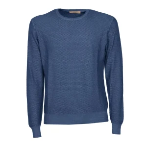 Pull In Lana Uomo Bluette