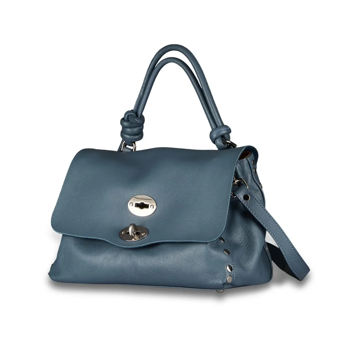 Borsa Postina M Piuma Knot Nero Donna Blue Atmosfera - immagine 3