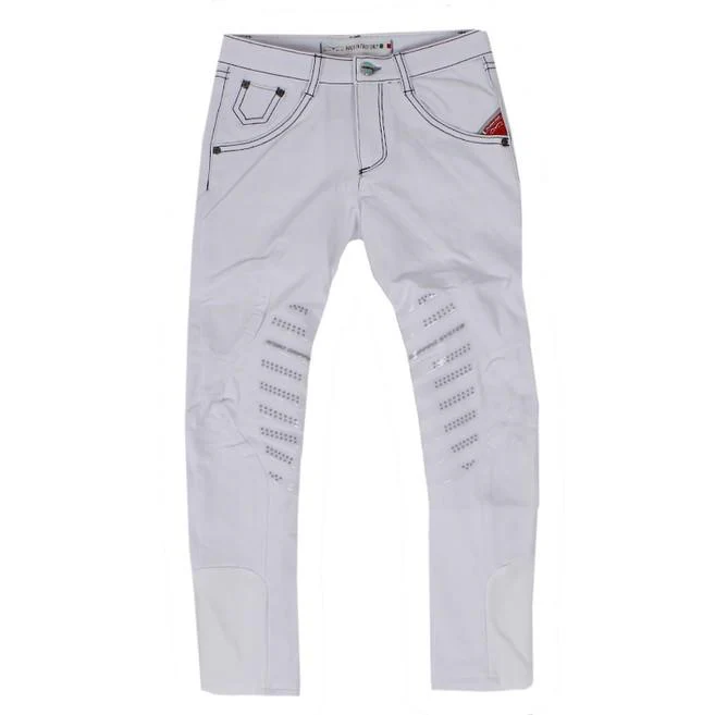 ANIMO Bianco Pantaloni Da Equitazione