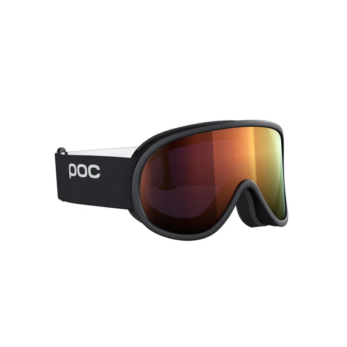 Maschera Da Sci Retina Mid Unisex Uranium Black Partly Sunny Orange - immagine 4