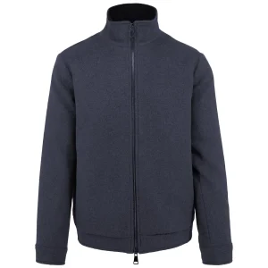 Bomber Di Lana Con Zip