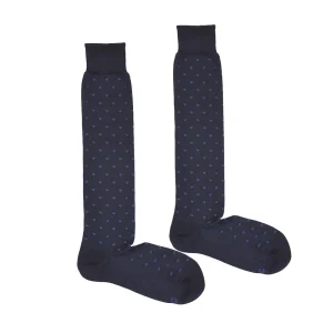 Calze Lunghe Con Cuoricini Uomo Jeans Reale