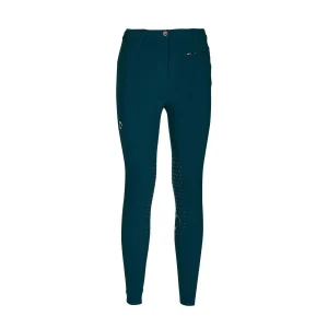Pantalone Da Equitazione Da Donna Half Grip Parigi Mascheroni Verde