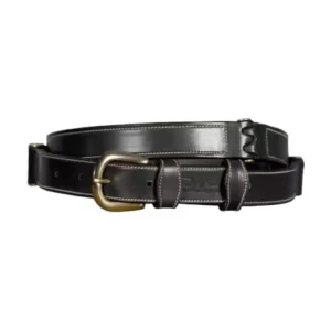 DY'ON FLAT LEATHER BELT DY'ON Nero BORSE E CINTURE