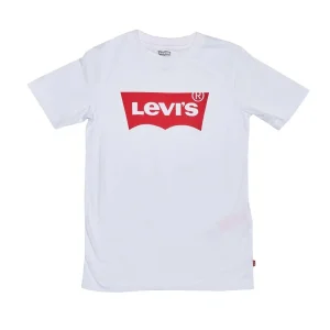 T-Shirt Logo Batwing Bambino White