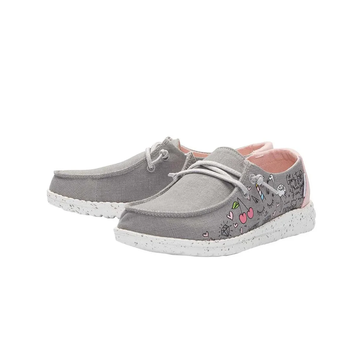 Mocassini Wally Youth Bambino Doodle Grey - immagine 3