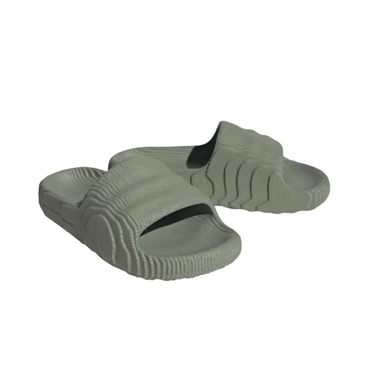 Adilette 22 Unisex Silver Green Black - immagine 3