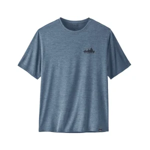Tshirt Cool Daily Graphic Uomo Skyline Utility Blue