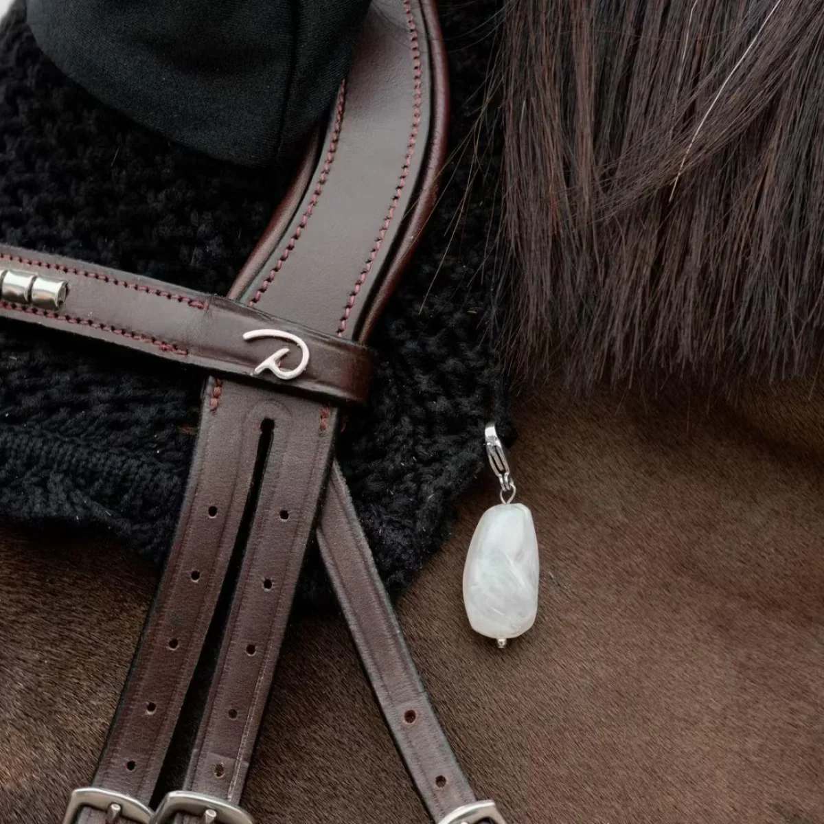 Portafortuna Lucky Charm Stone Kentucky Bianco - immagine 3