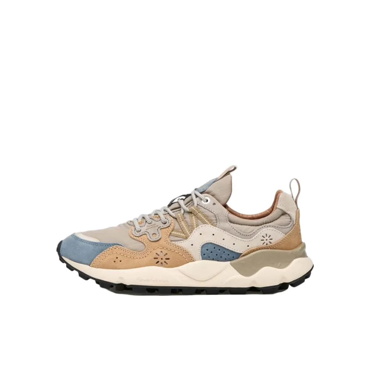 Sneakers Yamano 3 Ripstop Uomo Grigio Scuro Beige
