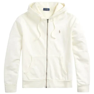 Felpa Con Cappuccio Con Zip Garzata Stone Wash