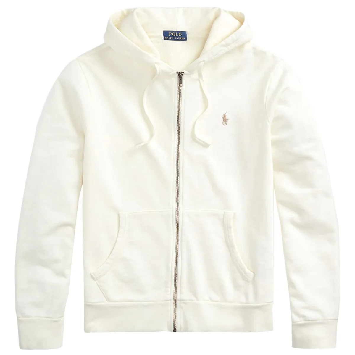 Felpa Con Cappuccio Con Zip Garzata Stone Wash