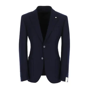 Giacca Jack In Lana Cashmere Uomo Blu