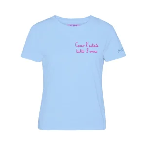 T.SHIRT D. EMILIE COTTON CREW NECK T.SHIRT SAINT BARTH