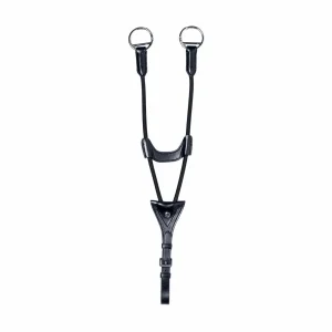 Forchetta Per Martingala Elastic Trust Equestrian Nero/Argento