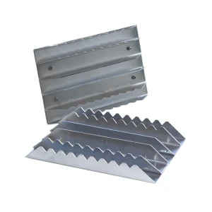 AMAHORSE STRIGLIA NAPOLETANA 105*170 MM Argento SPAZZOLE E PULIZIA CAVALLO 30SA-16108