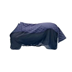 KENTUCKY TRANSPORT COMBO COOLER FLEECE Blu coperta per cavallo