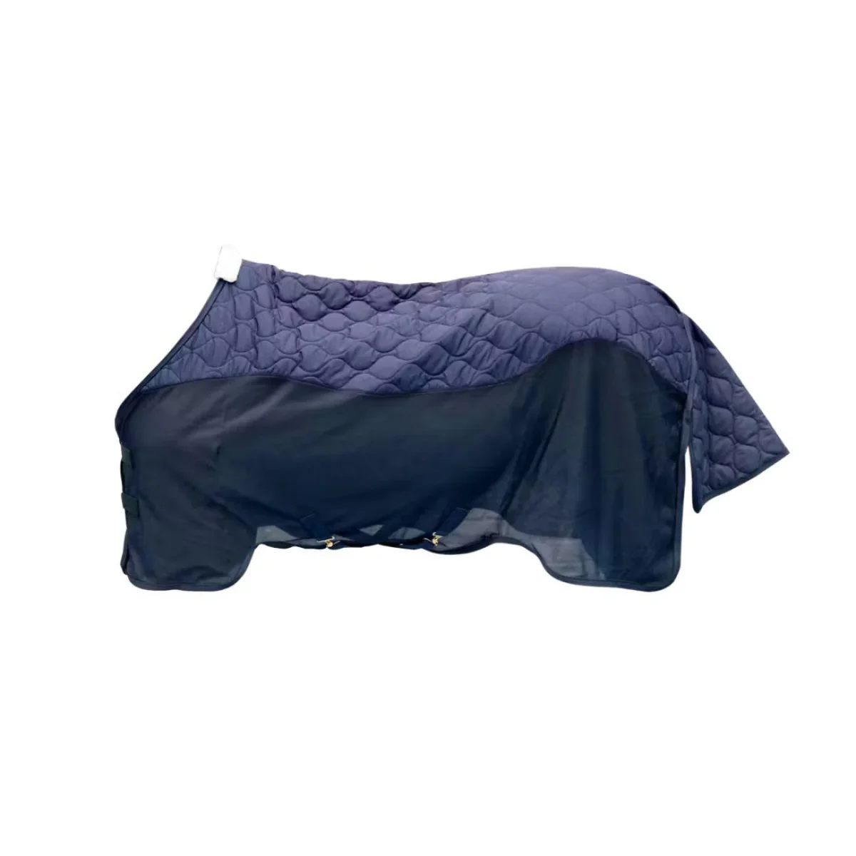 KENTUCKY TRANSPORT COMBO COOLER FLEECE Blu coperta per cavallo