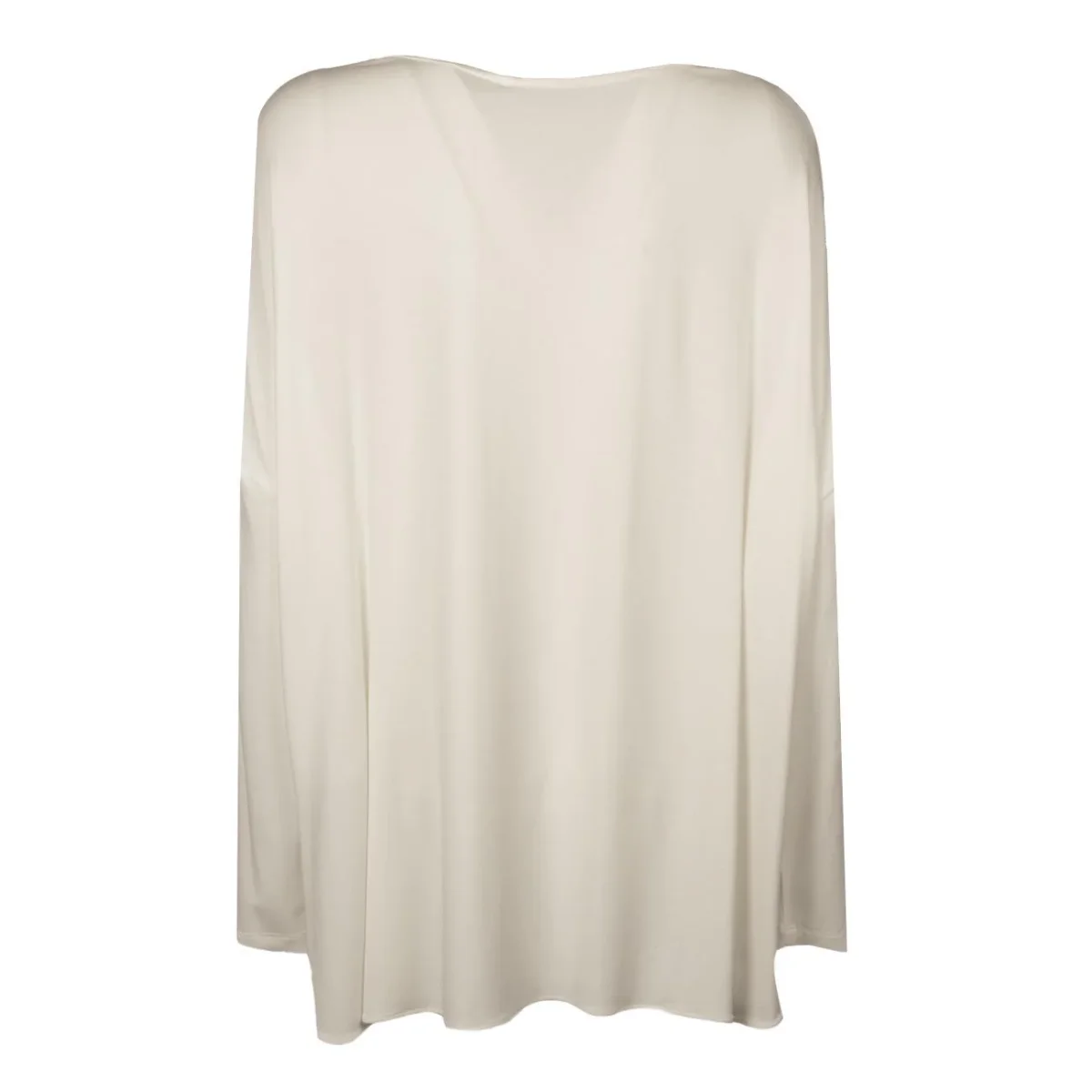 Blusa In Viscosa Donna White + Off White - immagine 3